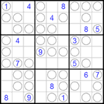 Судоку “Чет-нечет” 9х9 #28 трудный