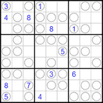 Судоку “Чет-нечет” 9х9 #30 трудный