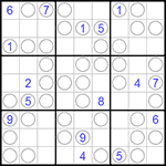 Судоку “Чет-нечет” 9х9 #32 трудный