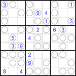 Судоку “Чет-нечет” 9х9 #35 трудный