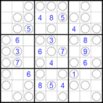 Судоку “Чет-нечет” 9х9 #28 очень трудный