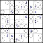 Судоку “Чет-нечет” 9х9 #30 очень трудный