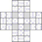 Судоку-сохей #12 легкий