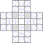 Судоку-сохей #13 легкий