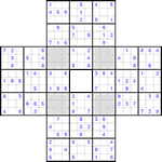 Судоку-сохей #14 легкий