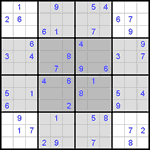 Судоку-бабочка #12 средний