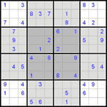 Судоку-бабочка #14 средний