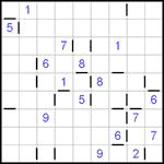 “Соседи” 9х9 #35 очень трудный