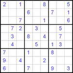 Судоку 9х9 #334 легкий