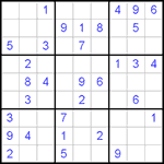 Судоку 9х9 #336 легкий