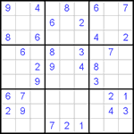 Судоку 9х9 #337 легкий