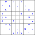 Судоку 9х9 #338 легкий