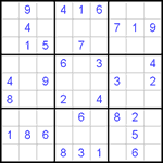 Судоку 9х9 #301 средний