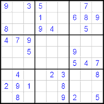 Судоку 9х9 #302 средний