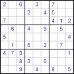 Судоку 9х9 #303 средний