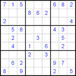 Судоку 9х9 #304 средний