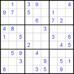 Судоку 9х9 #305 средний