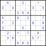 Судоку 9х9 #306 средний