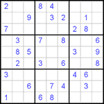 Судоку 9х9 #308 средний