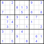 Судоку 9х9 #309 средний