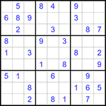 Судоку 9х9 #380 легкий