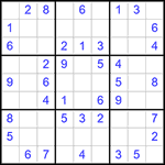 Судоку 9х9 #382 легкий