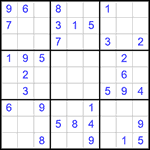 Судоку 9х9 #384 легкий