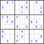 Судоку 9х9 #386 легкий
