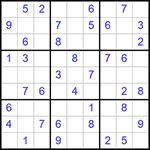 Судоку 9х9 #389 легкий