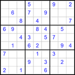 Судоку 9х9 #311 средний