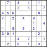 Судоку 9х9 #312 средний