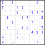 Судоку 9х9 #315 средний