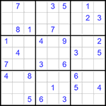 Судоку 9х9 #317 средний