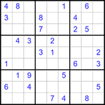 Судоку 9х9 #318 средний