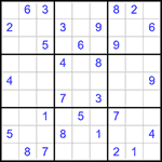 Судоку 9х9 #319 средний