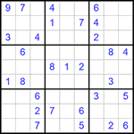 Судоку 9х9 #321 средний