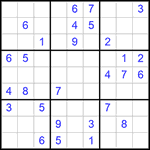 Судоку 9х9 #322 средний