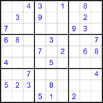 Судоку 9х9 #323 средний