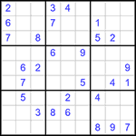 Судоку 9х9 #324 средний