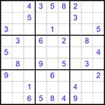 Судоку 9х9 #326 средний