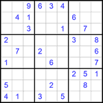 Судоку 9х9 #329 средний