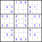 Судоку 9х9 #333 средний