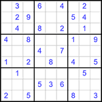 Судоку 9х9 #337 средний