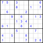 Судоку 9х9 #356 средний