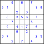 Судоку 9х9 #358 средний