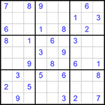 Судоку 9х9 #359 средний