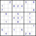 Судоку 9х9 #360 средний