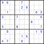 Судоку 9х9 #353 трудный