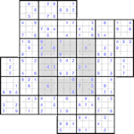 Судоку-мельница #11 легкий