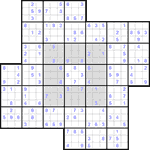 Судоку-мельница #14 легкий